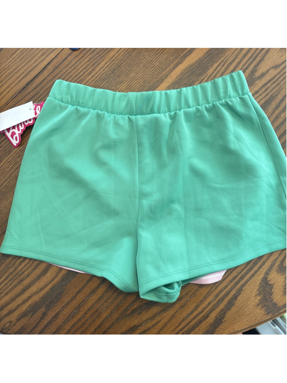 Barbie Pickleball Skort Skirt Juniors Teens Size M Pull-On Green Stretch Sports - Picture 6 of 6
